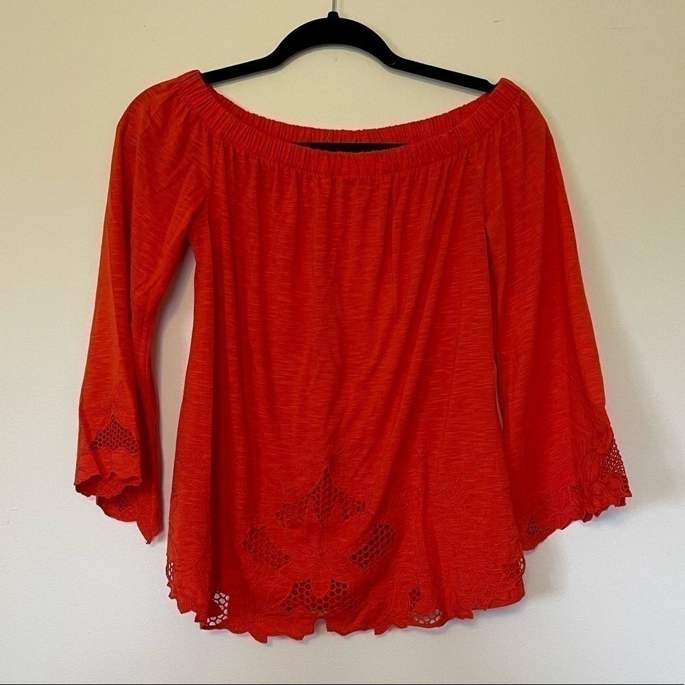 2/$5!! Size small Off the shoulder top